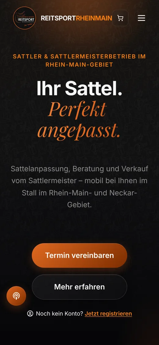reitsport-rheinmain.de auf dem Handy